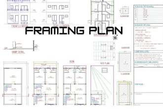 create floor, foundation, and framing plans for permit approval