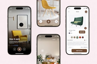 design a modern and user friendly ios fintech app UI UX