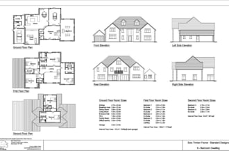 draw architect floor plans and elevations for house plans and blueprint