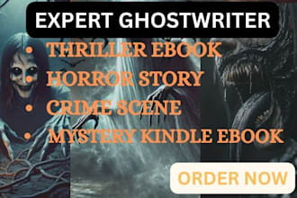 ghostwrite thriller story horror crime scene mystery novel fiction kindle ebook