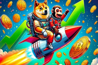 design meme coin landing page, meme coin website, crypto website, memecoin
