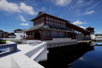 renovate 3d interior,3d museum,artgalley space,front elevation,3d revit,3d villa