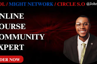 set up online community for skool, might network and circle so