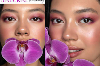 do photo retouching, editing portraits and headshots