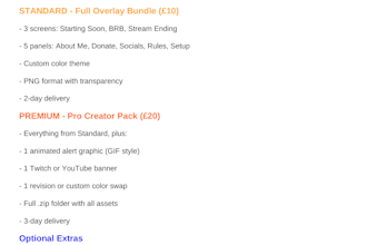 design custom twitch overlays and panels for your stream