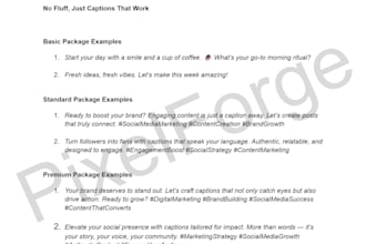 write social media captions that spark engagement