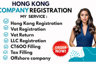 register hong kong company registration, vat registration, tax filling and ct600