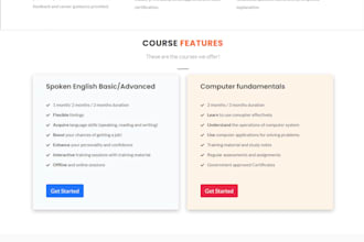 build a fast, modern, responsive one page website with free hosting included