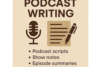write a professional podcast script for your episodes