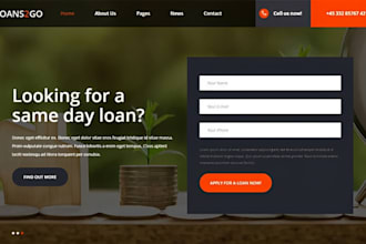 wordpress commercial business loan website, loan, payday loan finance website