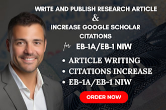 write and publish articles, increase citations for eb1a eb1 niw requirement