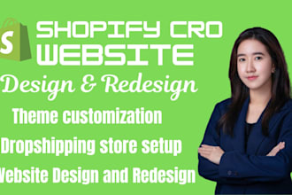 build and optimize your shopify store for dropshipping cro and fashion niche