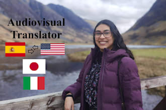 translate spanish to english documents or audiovisual media