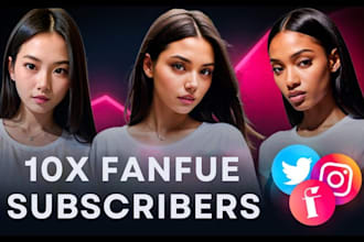 grow daily fanvue subscriber, fansly onlyfans promotion twitter promotion fanvue