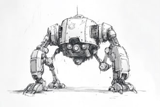 make a warhammer illustration based on your description