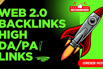 create high authority SEO web 2 0 backlinks with unique content
