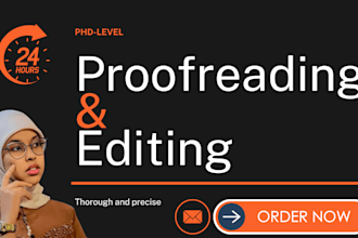 proofread and format your dissertation, thesis, or research paper in 24 hours