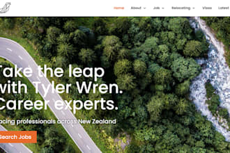 design recuitment website, job board website, staffing website, agency website
