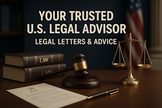 be your legal advisor for legal matters as a professional US attorney