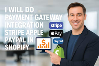 do payment gateway integration stripe apple pay paypal in shopify payment sales