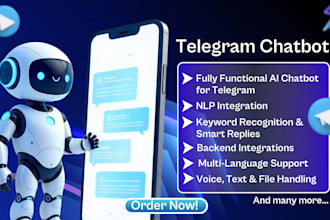 make advance ai chatbot for telegram