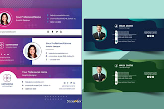 design email html email clickable gmail outlook animated signature business logo