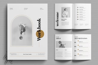 design workbook, canva ebook, lead magnets, worksheet, gratitude journal planner