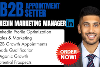 do telemarketing linkedin sales marketing manager b2b appointment setter