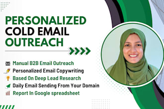 write highly personalized email copy and send email manually