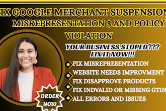 fix google merchant center suspension misrepresentation violation expert