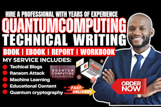 write ebook, article, report research on quantum computing, quantum cryptography