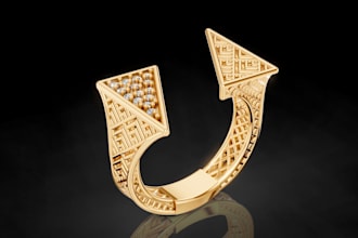 create high quality cad jewelry designs for ring pendent and earrings