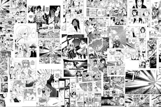 comic illustration webtoon retro color cover art comic style