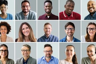 professional ai headshot for business websites
