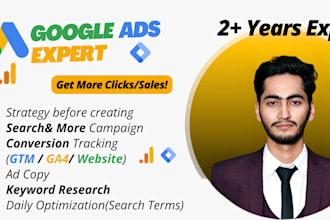 do google ads adwords search campaign for local business, gmb also using assets