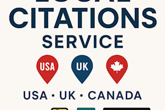 do UK or USA local citations for local SEO manually