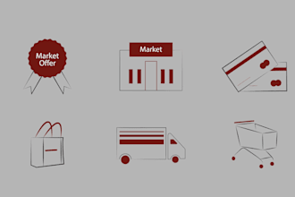 design custom svg, website, app, and icon pack for your brand