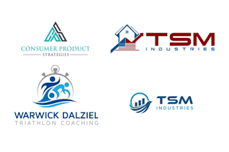 design modern financial credit repair accounting consulting insurance logo