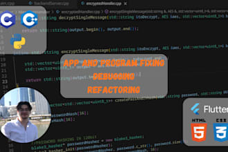 fix your app or program and clean the code in many languages