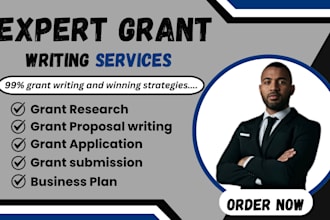 write grant proposal, grant applications business plans and grant research