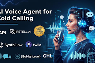 ai voice agent for cold calling, vapi, retell ai, synthflow, ghl bots, twilio
