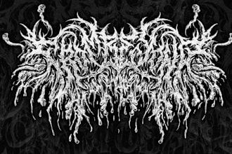 make custom death metal logo for your band