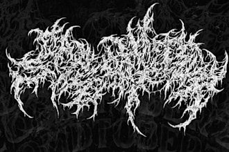 design your black, slamming, brutal, death metal logo