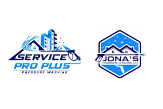 design unique washing, power washing, and home cleaning logo
