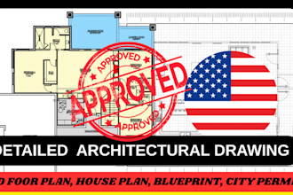 do USA solar permit design and drafting autocad plan