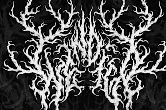 design a thrash metal and heavy metal logo