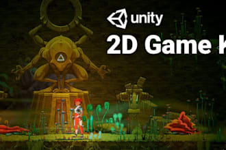 develop 2d mobile game, 2d adventure game, using unity game development