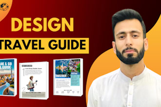 do book layout of your travel guide for any country