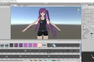 edit, design, and upload custom vrchat character and worlds