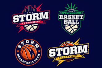 design minimalist hockey logo, gaming, sports, and basketball